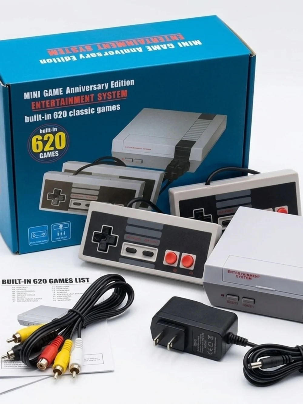 Nintendo Mini Game Anniversary Edition Entertainment Center Built In 620 Games